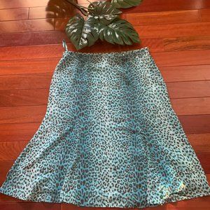Jones Wear Animal Print Skater Skirt